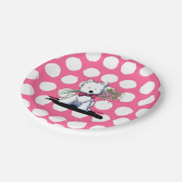 KiniArt Westie Terrier Valentijn Party Borden Papieren Bordje