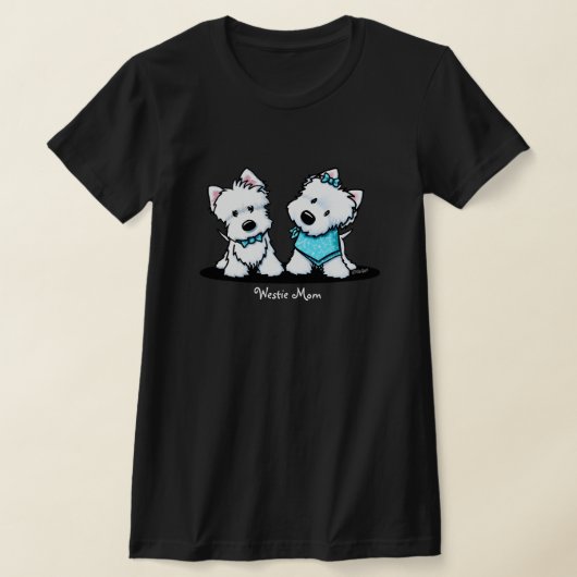 KiniArt Westie Terriers T-shirt (Laagn)