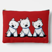 KiniArt Westie Trio Etui (Voorkant)