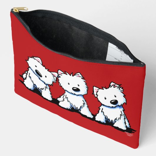 KiniArt Westie Trio Etui (Open)