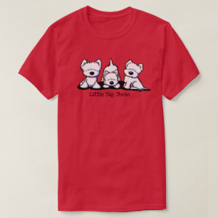 KiniArt Westie Trio T-shirt