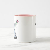 KiniArt Westie Tweekleurige Koffiemok (Center)