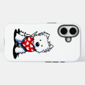 KiniArt Westie Valentijn Case-Mate iPhone Case (Achterkant (horizontaal))