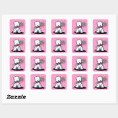 KiniArt Westie Valentijn Stickers (Vel)