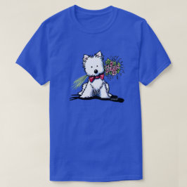 KiniArt Westie Valentijn T-Shirt