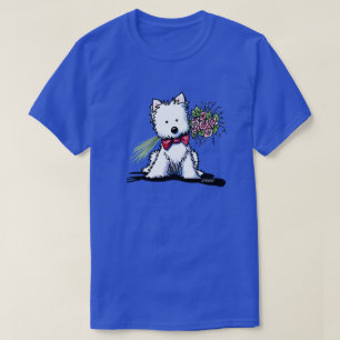 KiniArt Westie Valentijn T-Shirt