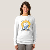 KiniArt Westie-verslaafde T-shirt (Voorkant volledig)
