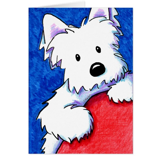 KiniArt Westie Wendell (Voorkant)