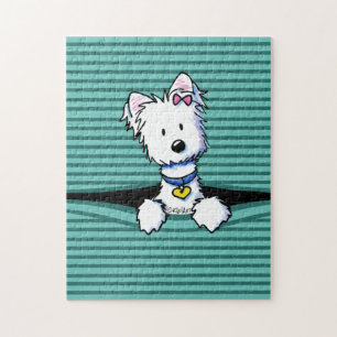 KiniArt Westie Window Legpuzzel