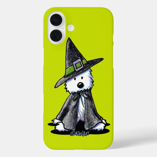 KiniArt Westie Witch Case-Mate iPhone Case (Achterkant)