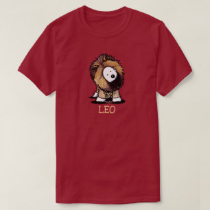 KiniArt Westie Zodiac LEO Lion T-shirt