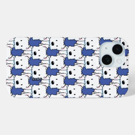 KiniArt Westies Case-Mate iPhone Case (Achterkant (horizontaal))