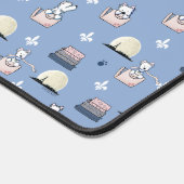 KiniArt Westies in Parijs Desk Mat (Hoek)