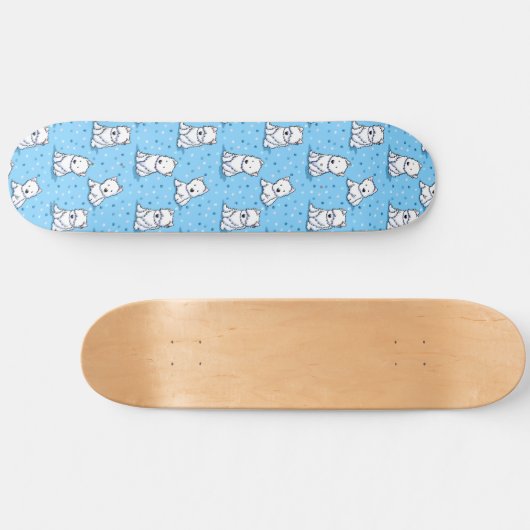 KiniArt Westies Persoonlijk Skateboard (Horizontaal)