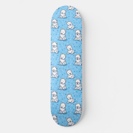 KiniArt Westies Persoonlijk Skateboard (Voorkant)