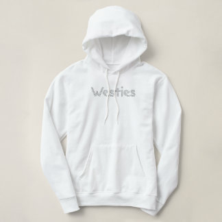 KiniArt Westies Rhinestone Hoodie