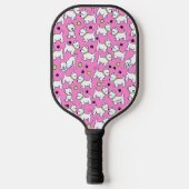 KiniArt Westies Roze Pickleball Paddle (Voorkant)