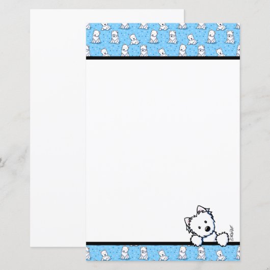 KiniArt Westies Stationery (Voorkant / Achterkant)