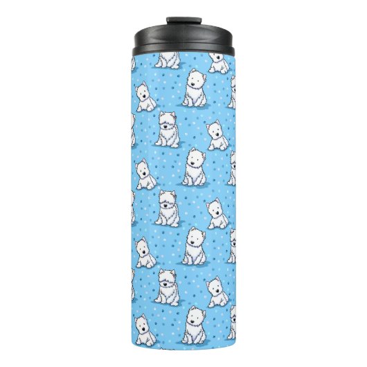KiniArt Westies Thermosbeker (Voorkant)