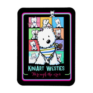 KiniArt Westies Tijdperken Magneet