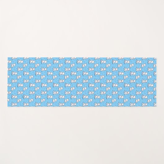 KiniArt Westies Yogamat (Voorkant (horizontaal))