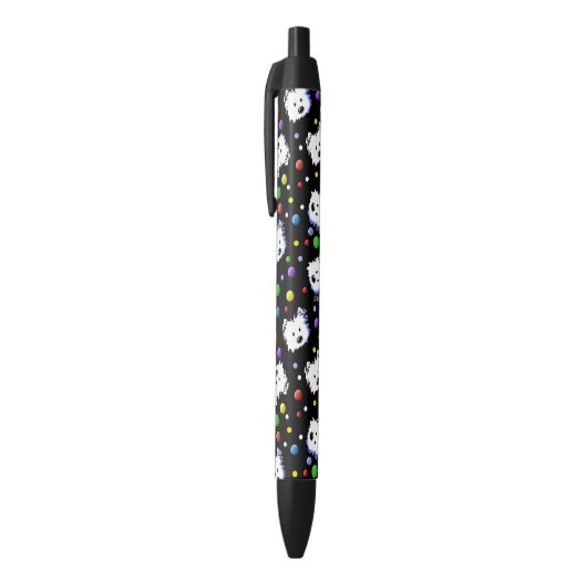 KiniArt Westies Zwarte Inkt Pen (Top (Verticaal))