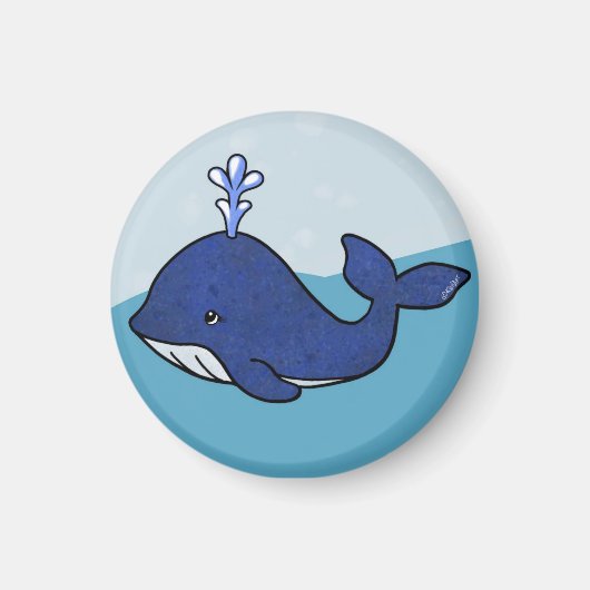 KiniArt Whale Magneet (Voorkant)