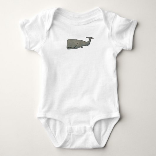 KiniArt Whale Romper (Voorkant)