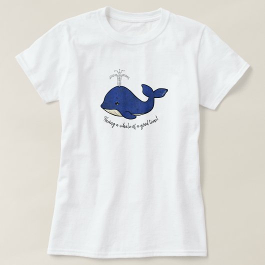 KiniArt Whale T-shirt (Design voorkant)