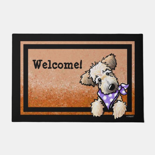 KiniArt Wheaten Terrier Deurmat (Voorkant)