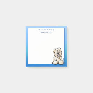 KiniArt Wheaten Terrier Dog Post-it® Notes