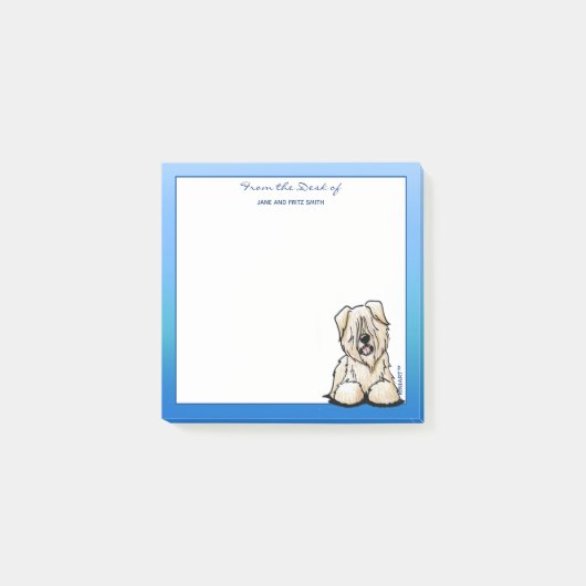 KiniArt Wheaten Terrier Dog Post-it® Notes (Voorkant)