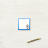 KiniArt Wheaten Terrier Dog Post-it® Notes (Op bureau)