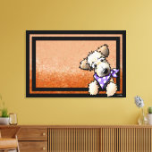 KiniArt Wheaten Terrier Puppy Canvas Afdruk (Insitu (Woonkamer))