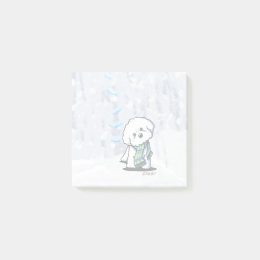 KiniArt Winter Bichon Notes (Voorkant)