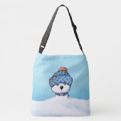 KiniArt Winter Maltipoo Crossbody Tas (Achterkant)