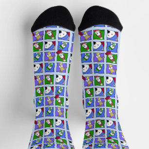 KiniArt Winter Westies Socks Sokken