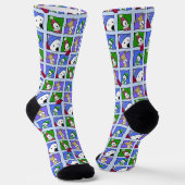 KiniArt Winter Westies Socks Sokken (Gebogen)