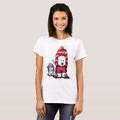 KiniArt Winter Westies T-Shirt (Voorkant volledig)