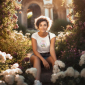 KiniArt Yorkie Coquette Design T-shirt