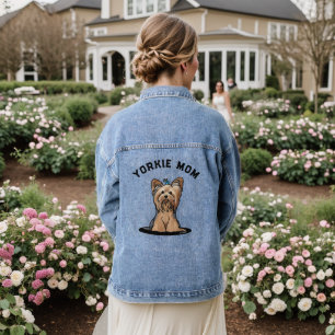 KiniArt Yorkie Denim Jacket