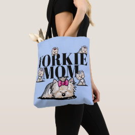 KiniArt Yorkie mama Tote Bag