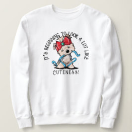 KiniArt Yorkie Terrier-kerstshirt Trui