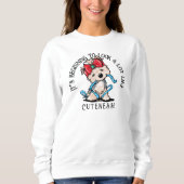 KiniArt Yorkie Terrier-kerstshirt Trui (Voorkant)