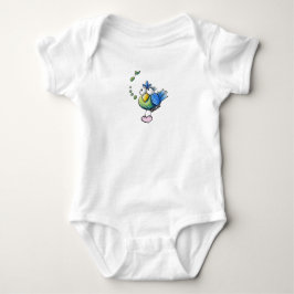 KiniArt Zangvogel Romper