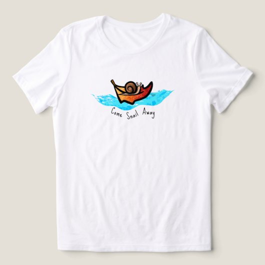 KiniArt Zeilslak Tri-Blend Shirt (Design voorkant)