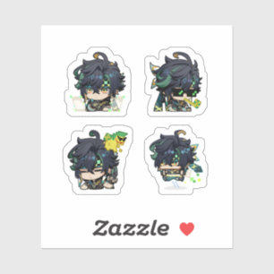 Kinich Genshin Impact 4 stickersheet Sticker