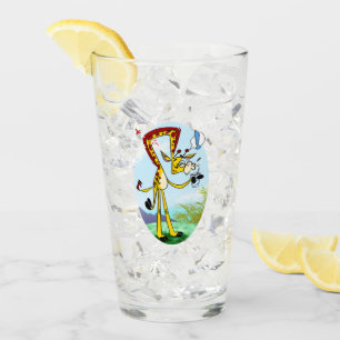 KINK IN MIJN DRINK GIRAFFE van Jeff Willis Art Glas
