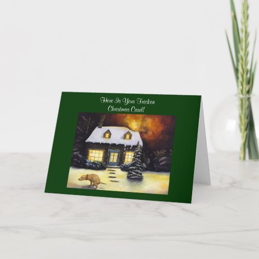 Kinkades Nightmare Feestdagen Kaart (Voorkant)