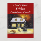 Kinkades Nightmare Feestdagenkaart (Voorkant)